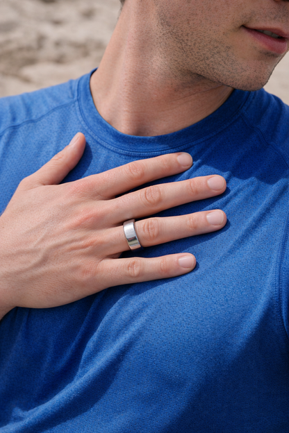 Savy Shopper Spot Smart Ring - Heart Rate & Sleep Monitor IP68 | Fitness Tracking Smart Ring | Waterproof Health Monitor Ring | Activity & Sleep Tracking Ring | Stylish Wearable Smart Ring