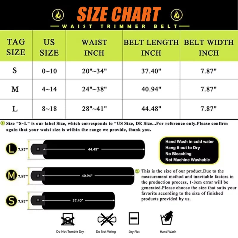 Savy Shopper Spot Neoprene Waist Trimmer - Sweat Band for Weight Loss | Slimming Waist Sweat Belt | Adjustable Fitness Trimmer | Core & Abdominal Sweat Band | Workout Waist Shaper