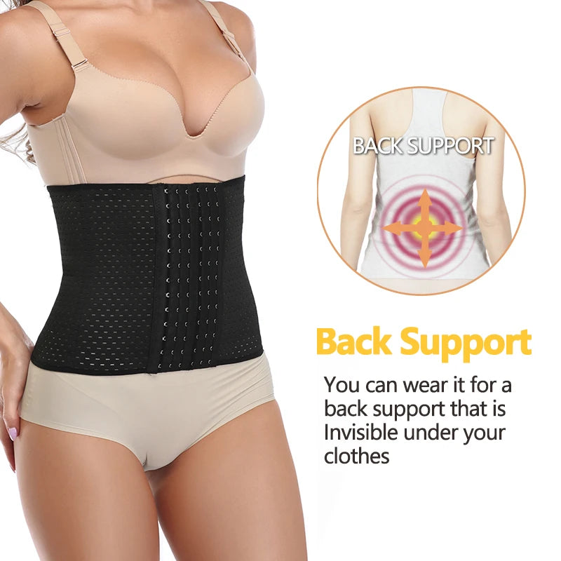 savy shopper spot lilvigor waist trainer - compression corset | slimming body shaper | adjustable waist cincher | core training corset | tummy control compression belt