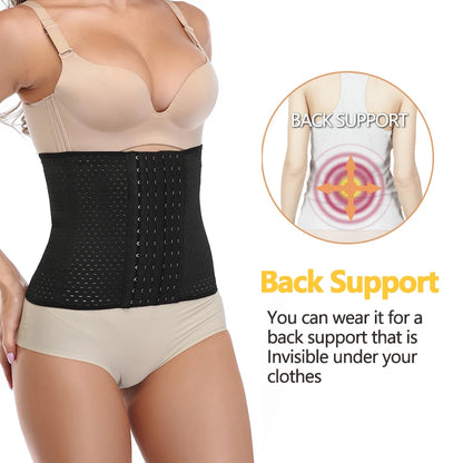 Savy Shopper Spot Lilvigor Waist Trainer - Compression Corset | Slimming Body Shaper | Adjustable Waist Cincher | Core Training Corset | Tummy Control Compression Belt