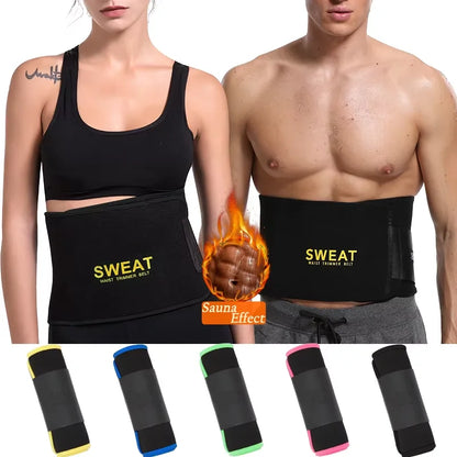 Savy Shopper Spot Neoprene Waist Trimmer - Sweat Band for Weight Loss | Slimming Waist Sweat Belt | Adjustable Fitness Trimmer | Core & Abdominal Sweat Band | Workout Waist Shaper