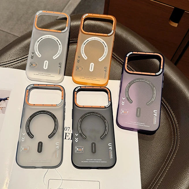 savy shopper spot frosted magsafe case - iphone 17/16/15/14 pro max | protective iphone magsafe case | anti-scratch frosted phone cover | slim shockproof iphone case | durable magnetic charging case