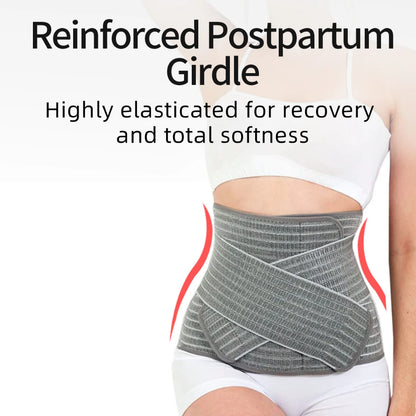 Savy Shopper Spot Sunveno Postpartum Belly Wrap - C-Section Support | Postnatal Recovery Belt | Abdominal Compression Wrap | Adjustable Postpartum Support | Comfortable Healing Belly Band