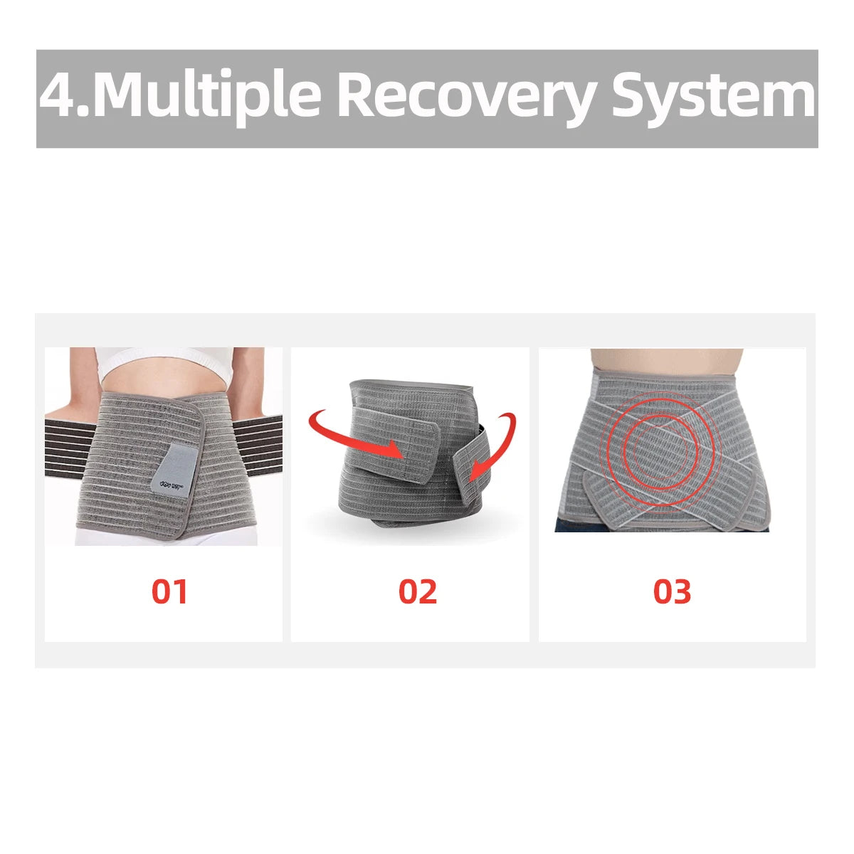 Savy Shopper Spot Sunveno Postpartum Belly Wrap - C-Section Support | Postnatal Recovery Belt | Abdominal Compression Wrap | Adjustable Postpartum Support | Comfortable Healing Belly Band