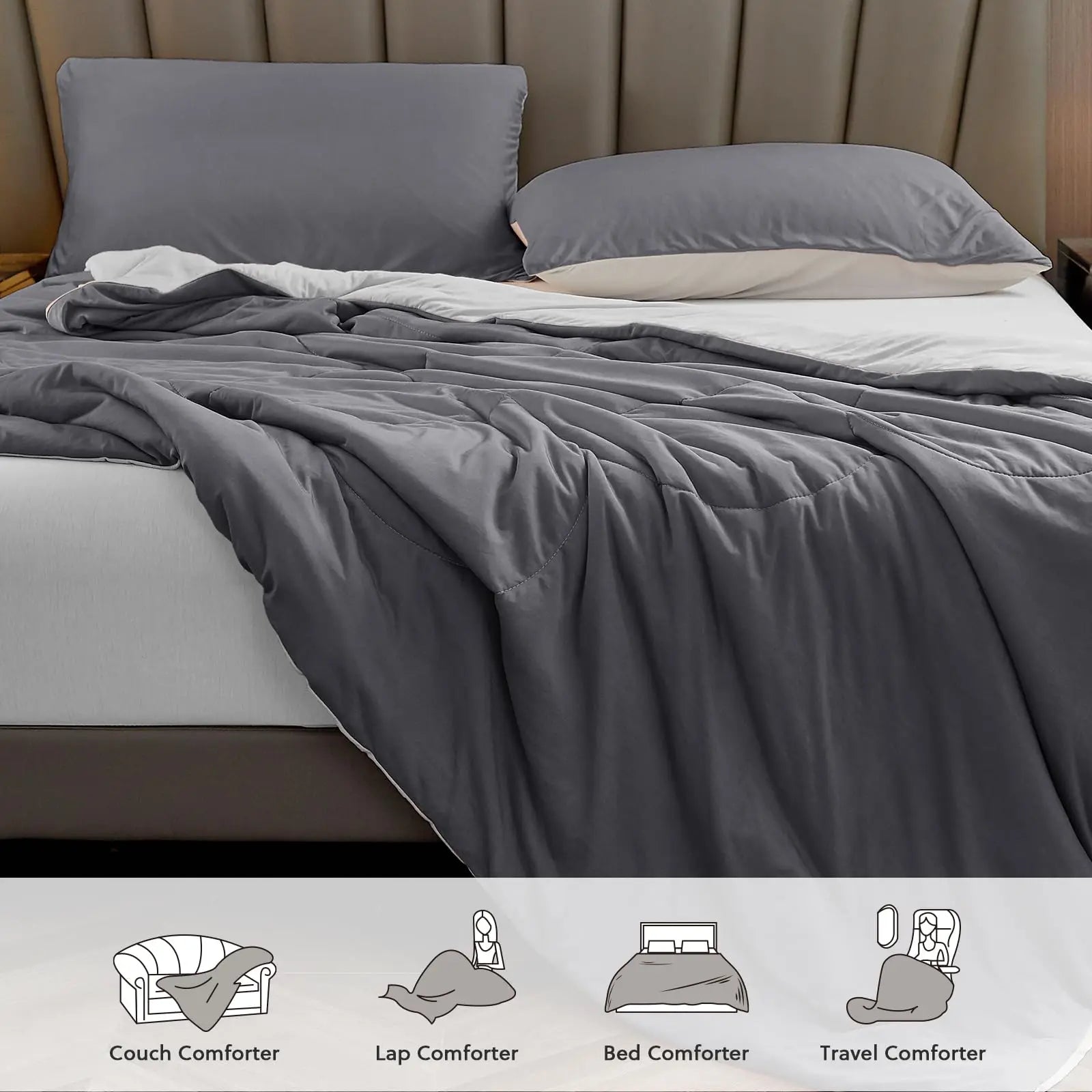 Savy Shopper Spot Cooling Comforter - Double-Sided Cool Tech Fabric | Breathable Temperature Regulating Comforter | Soft & Lightweight Bed Blanket | All-Season Cooling Quilt | Hypoallergenic Sleep Comforter
