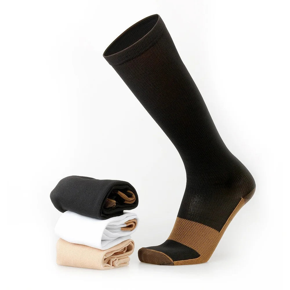 savy shopper spot | copper compression socks 16-pair - running & travel | circulation boost compression socks | anti-fatigue athletic socks | copper infused support socks | long-lasting comfort compression socks