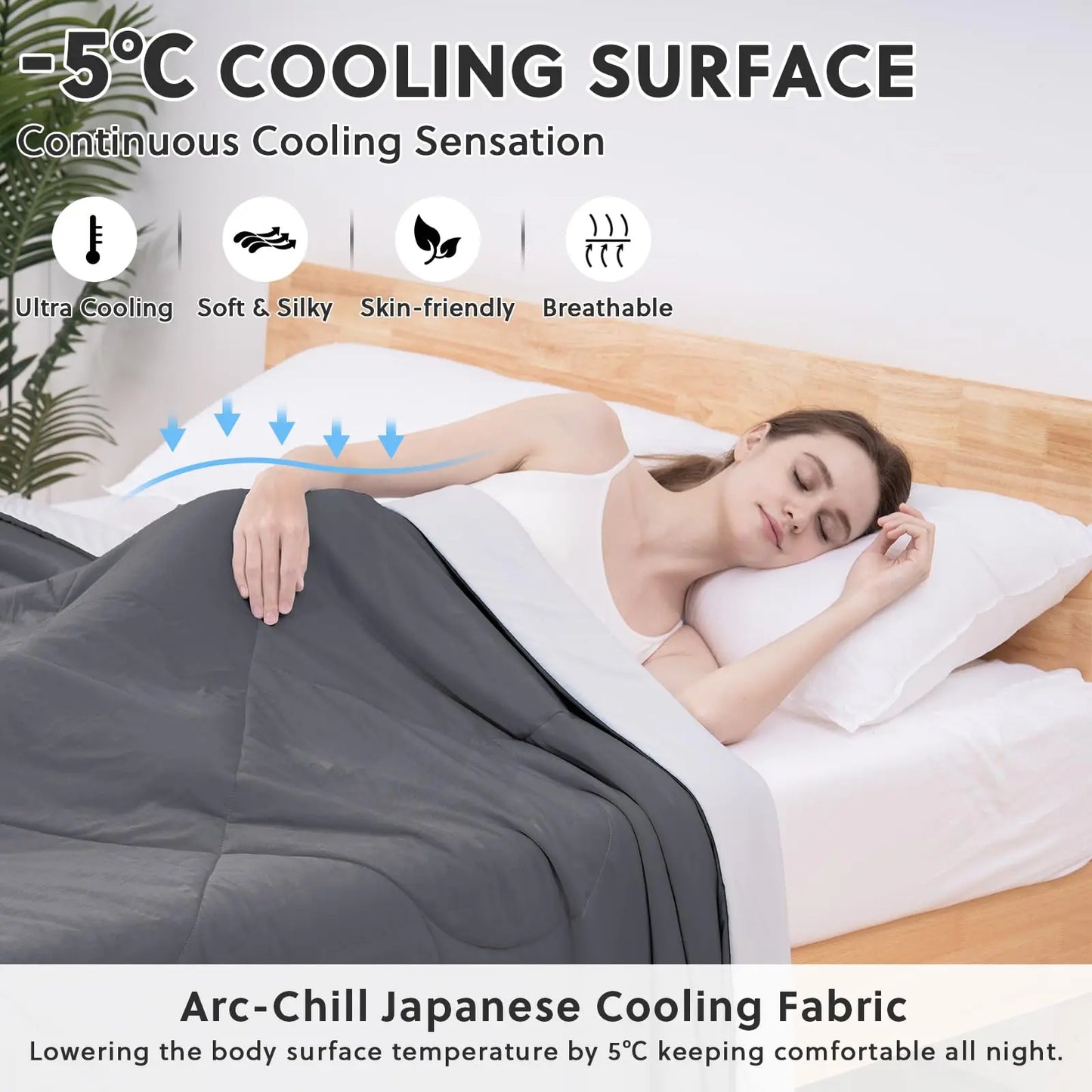 savy shopper spot cooling comforter - double-sided cool tech fabric | breathable temperature regulating comforter | soft & lightweight bed blanket | all-season cooling quilt | hypoallergenic sleep comforter