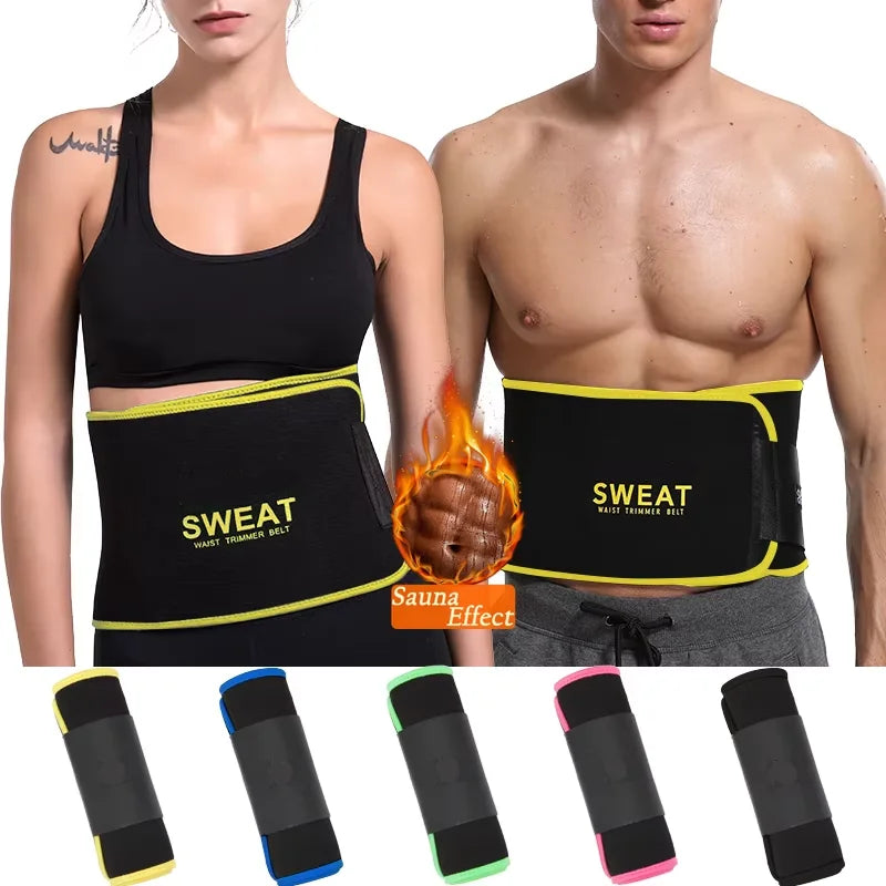 savy shopper spot neoprene waist trimmer - sweat band for weight loss | slimming waist sweat belt | adjustable fitness trimmer | core & abdominal sweat band | workout waist shaper