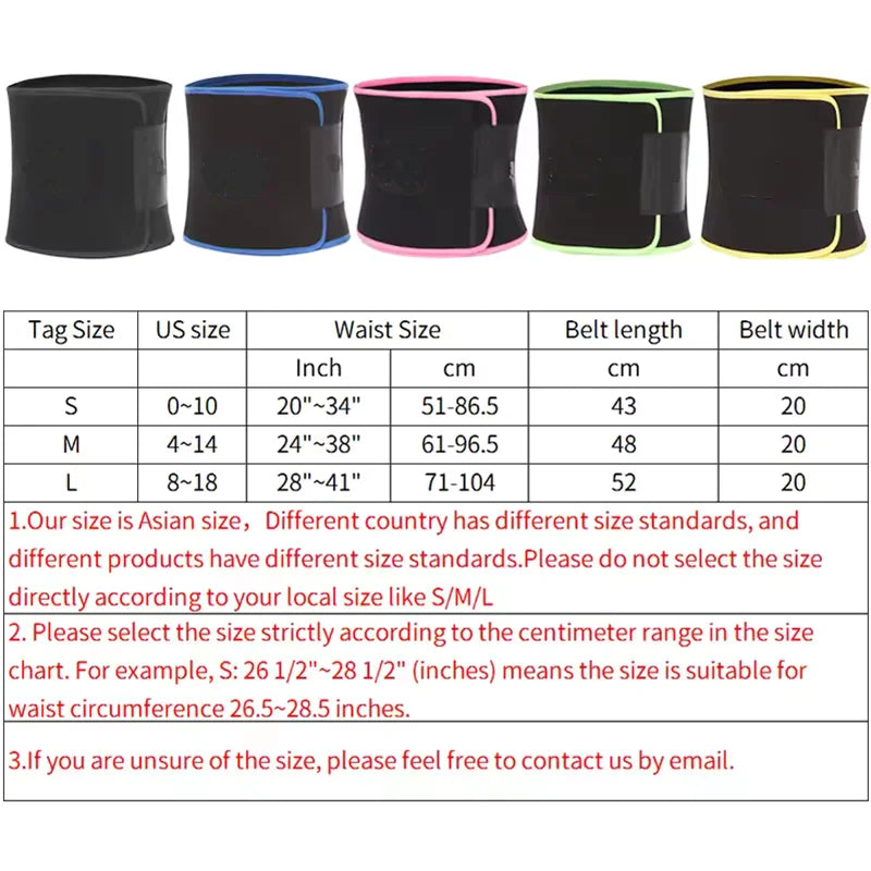 Savy Shopper Spot Men's Waist Trainer - Abdominal Slimming Belt | Fitness Waist Cincher | Core Strength Training Belt | Adjustable Body Shaper Belt | Workout Compression Waist Belt