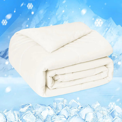 Savy Shopper Spot Cooling Comforter - Double-Sided Cool Tech Fabric | Breathable Temperature Regulating Comforter | Soft & Lightweight Bed Blanket | All-Season Cooling Quilt | Hypoallergenic Sleep Comforter