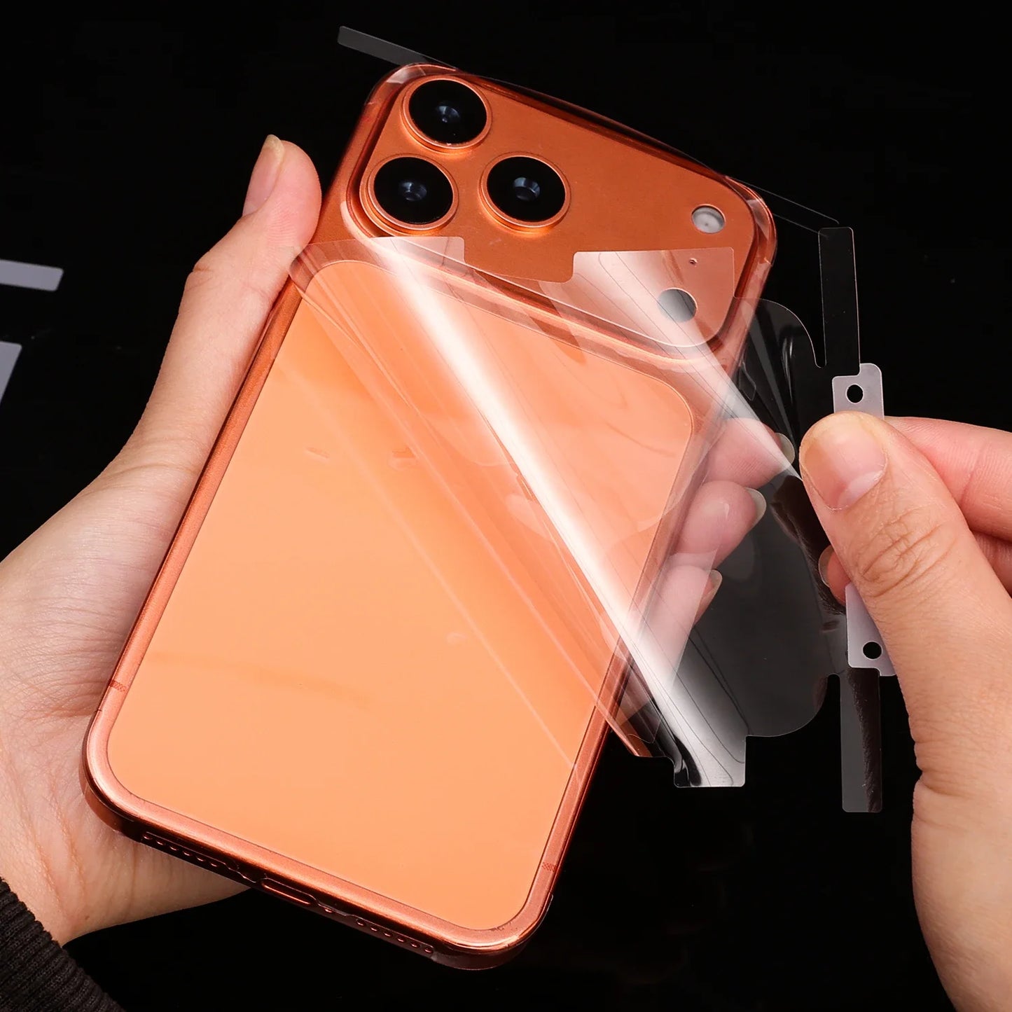 savy shopper spot iphone 17/16 pro max hydrogel film - edge protection | full coverage hydrogel screen protector | anti-scratch flexible film | bubble-free iphone screen guard | durable edge protection film