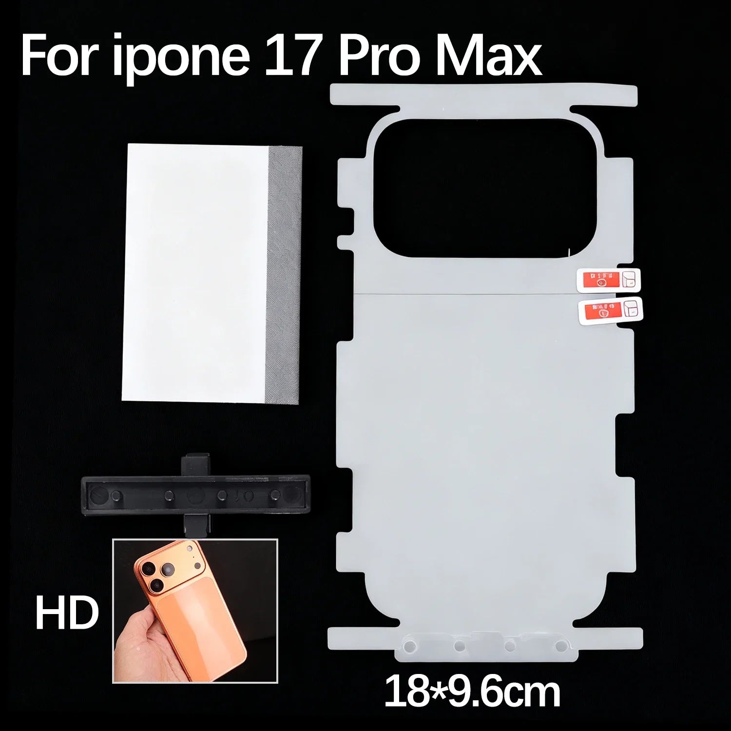 Savy Shopper Spot iPhone 17/16 Pro Max Hydrogel Film - Edge Protection | Full Coverage Hydrogel Screen Protector | Anti-Scratch Flexible Film | Bubble-Free iPhone Screen Guard | Durable Edge Protection Film